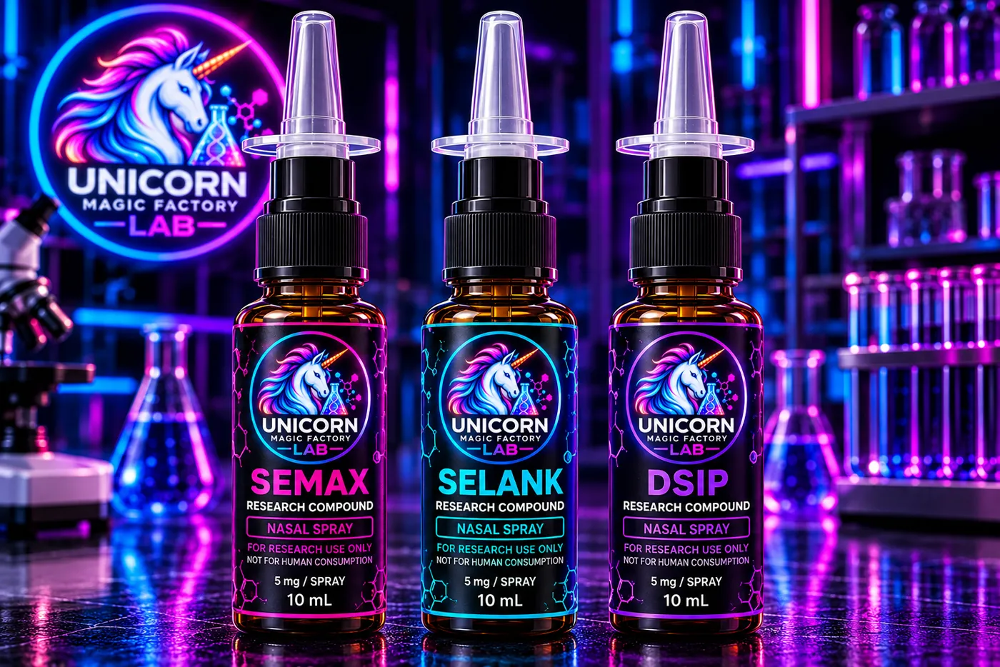 Peptide nasal sprays